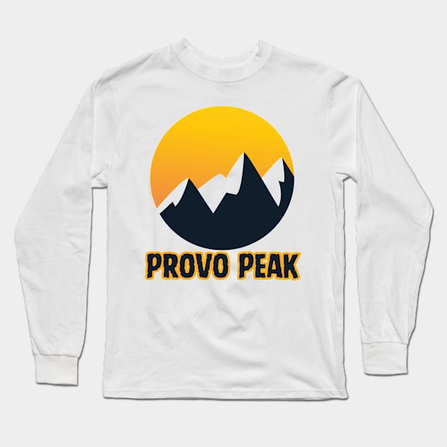 Provo Peak Long Sleeve T-Shirt by Canada Cities